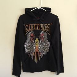 Vintage Style Metallica Hoodie Size Medium Men