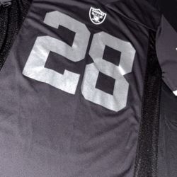 Raiders Jersey- 28 Jacobs - Size M 