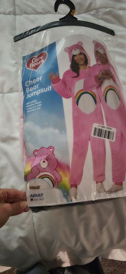 Care bear adult costume pink