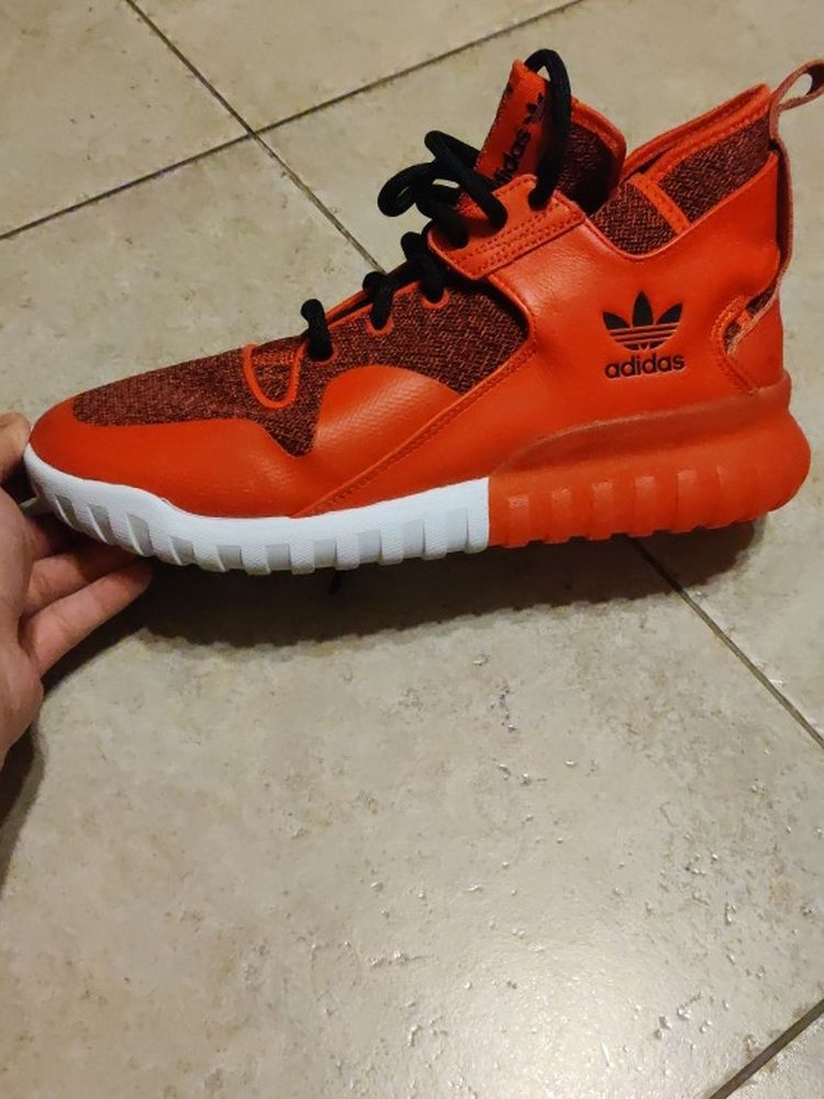Adidas Tubular x Pk Mens red Size 10