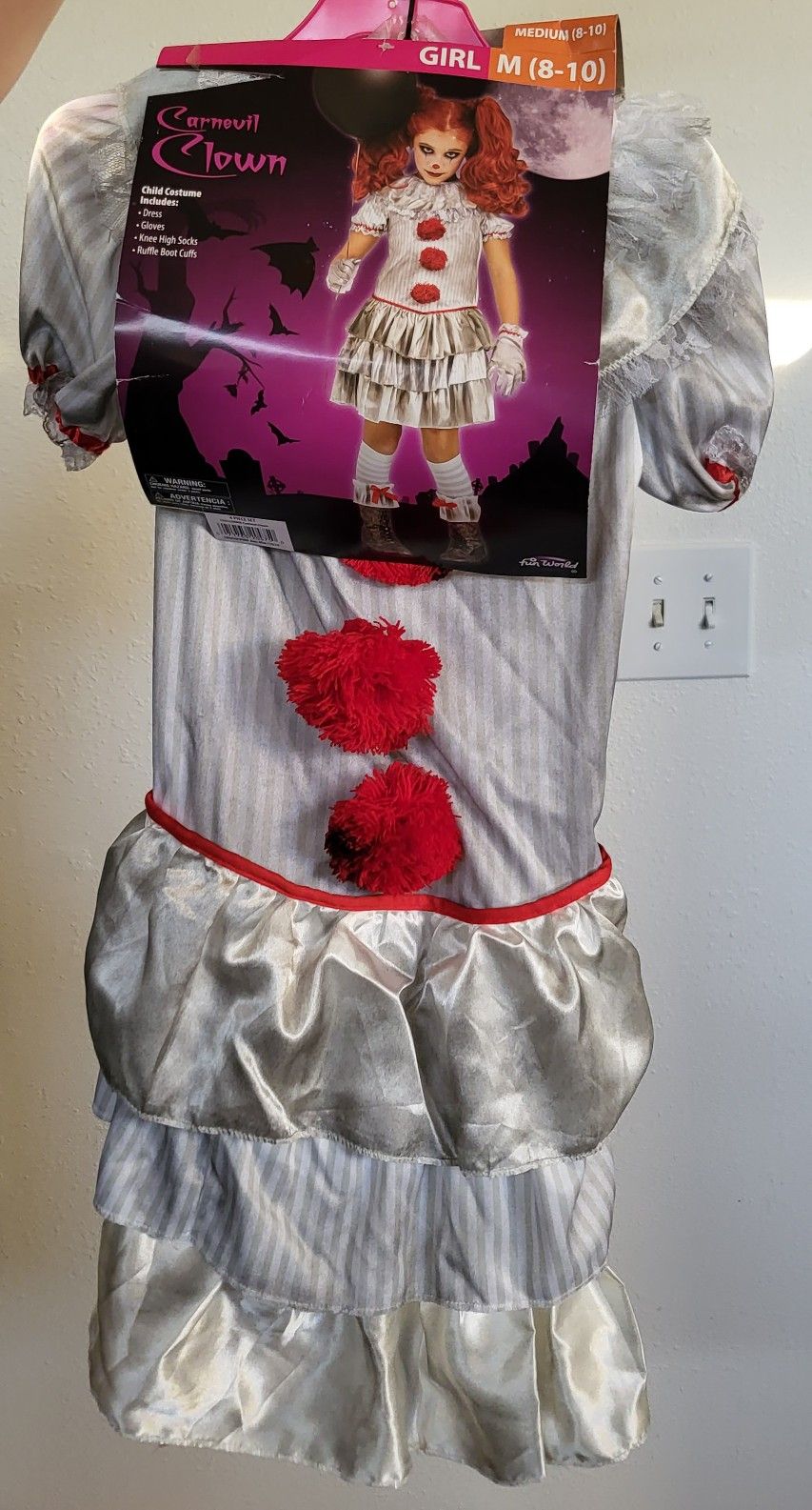 Girl PENNYWISE costume 