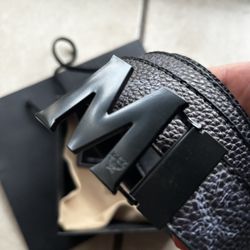 Men’s Black Buckle Belt - New