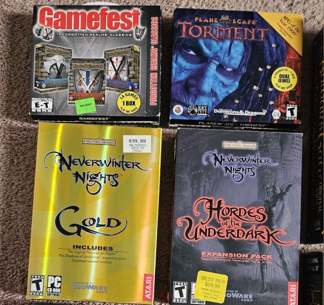 SMALL BOX PC GAMES - DUNGEONS & DRAGONS