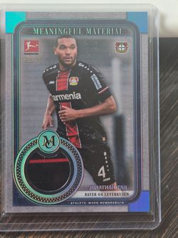 Jonathan tah game worn memorabilia /75
