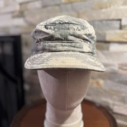 US Military Issue Army ACU Camouflage Patrol Hat Cap 7 1/8