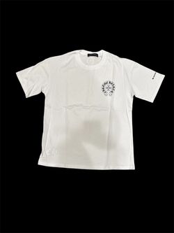 White Chrome Heart Shirt
