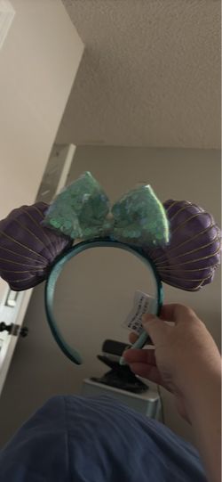 Disney Little Mermaid Minnie Ears Headband