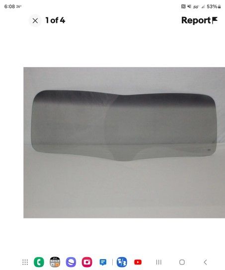 1951 Chevy 3100 V Bend Windshield And Gasket