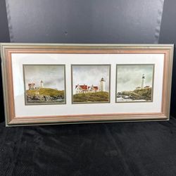 Vintage 1999 Doug Brega Light House Series Fine Art Prints