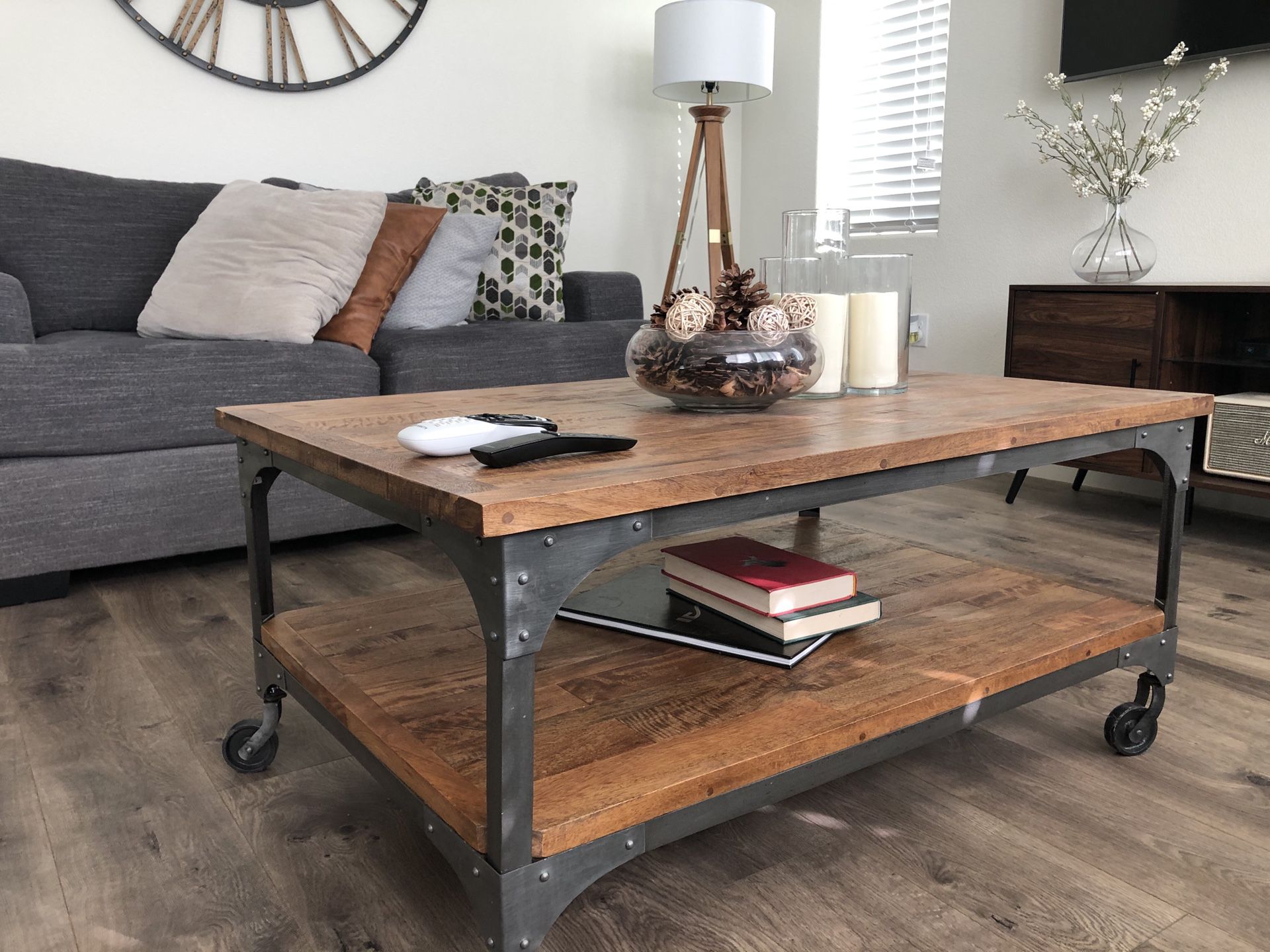 Cost Plus Coffee Table & end table set