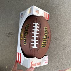 Wilson NFL Touchdown Soft Composite Leather Football Official Size WTF1695