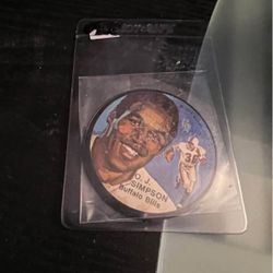 1971 Mattel Instant NFL Football Record Disc Buffalo Bills O.J Simpson 