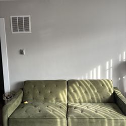 Velvet Green Futon