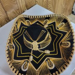 Vintage Authentic Mexico Sambrero 