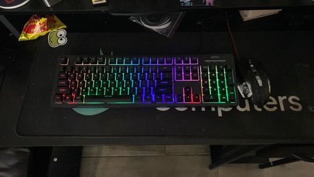 Led keyboard and mouse
