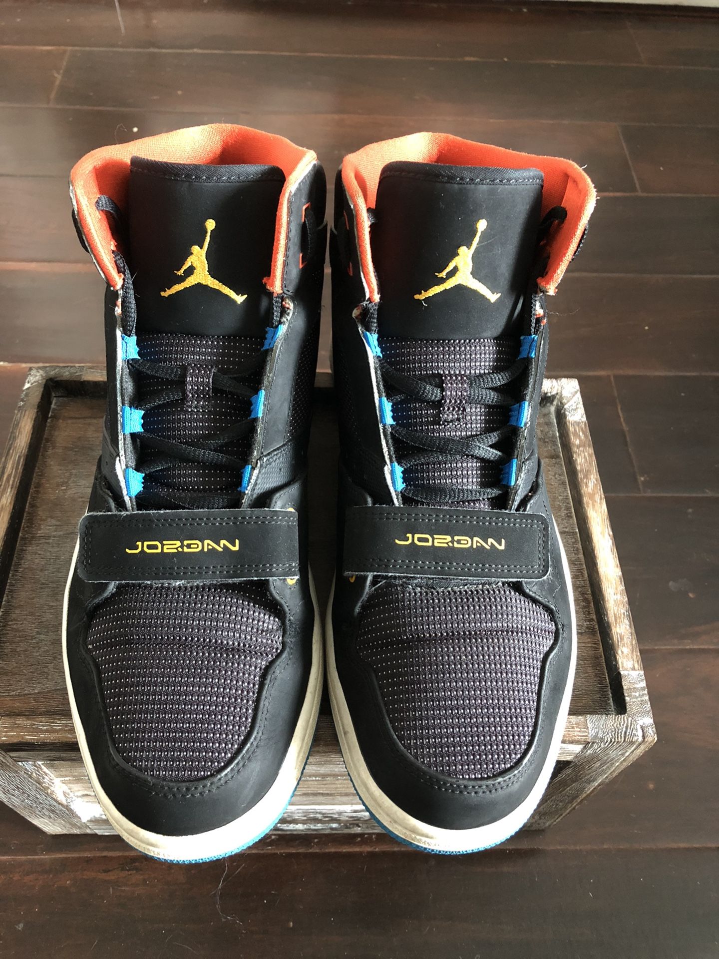 Air Jordan Flight Strap Black Team Orange