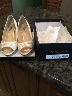 Nina Wedding Shoes-Size 8 and 1/2