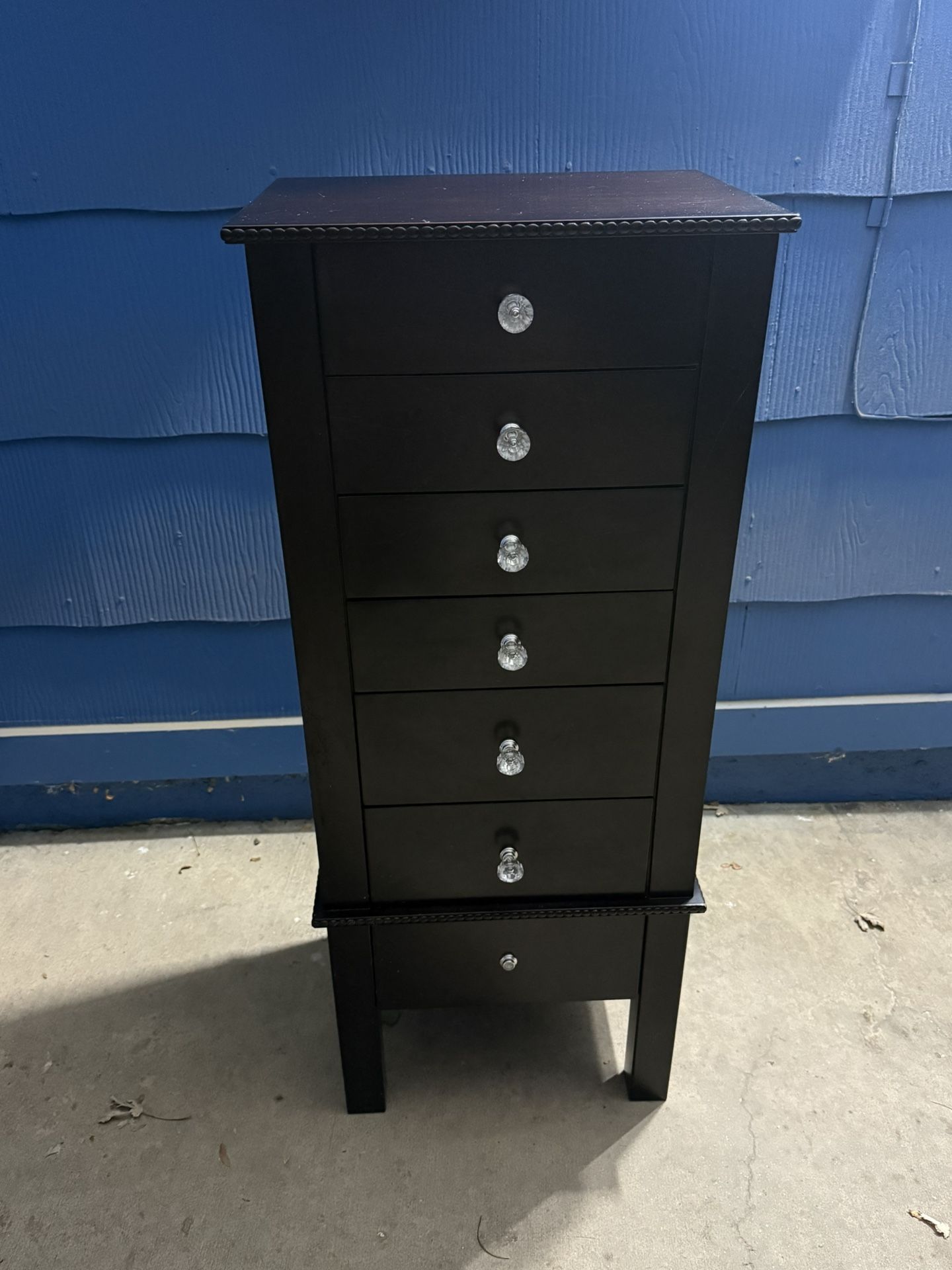 Dark Brown Jewelry Armoire