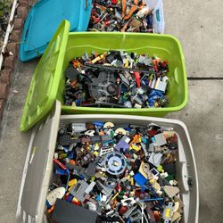 3 Big Tubs Of Assorted LEGO (60+ Pounds)