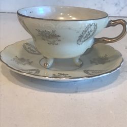 Vintage CHIYODA HIN Bone China Tea Cup And Saucer