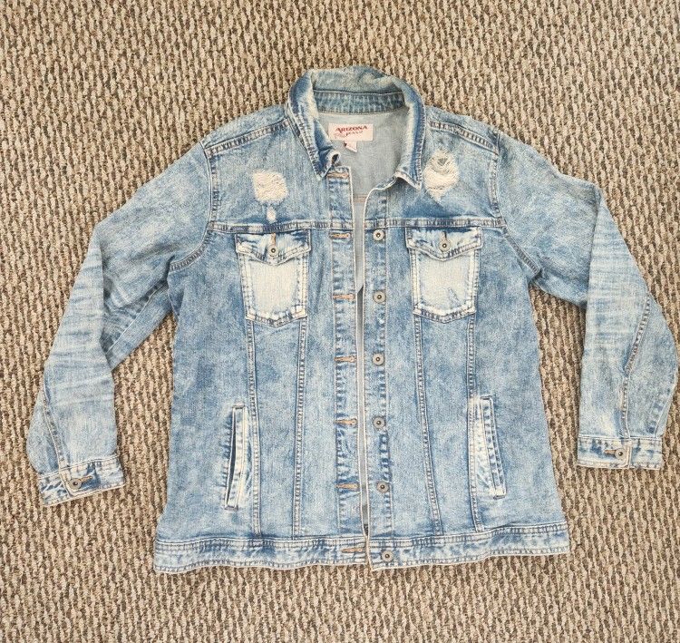 Distressed Denim Jacket