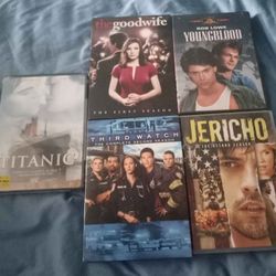 5 Dvd's (Titanic New Unopened)