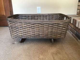 Longaberger laundry basket/cradle