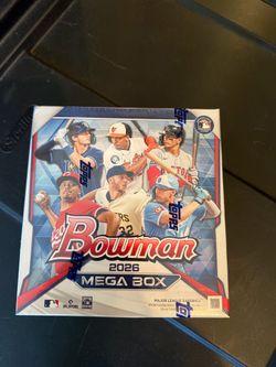 Factory Sealed Bowman MLB Mega Box