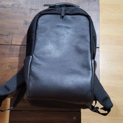 Incase Leather Backpack 