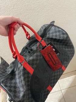 Sprayground Checkered Duffle Bag