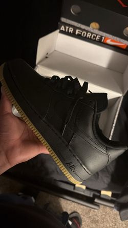 Nike Air Force 1 Gum Black Size 8 Mens