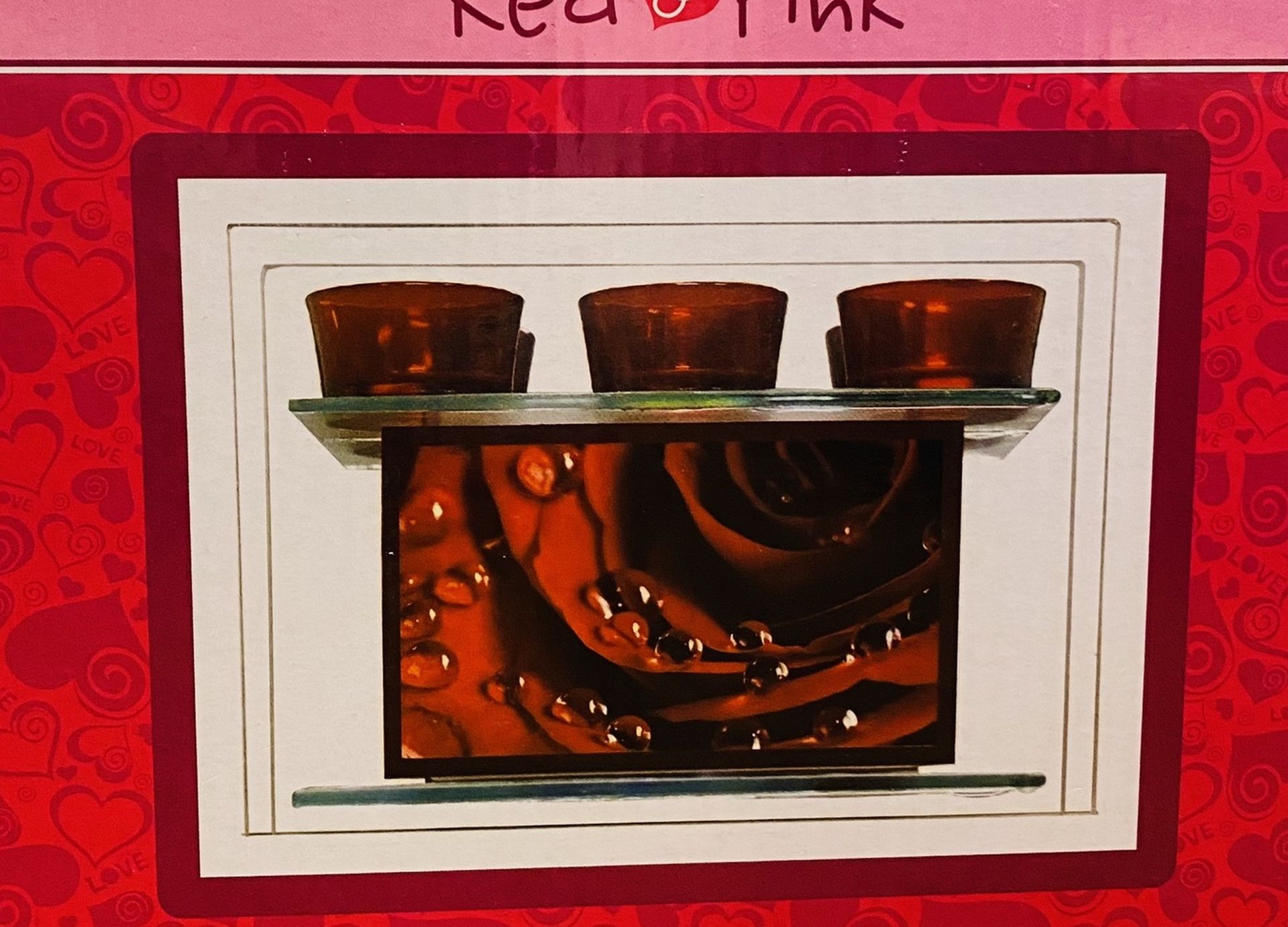 Glass Photo Frame Tealight Holder