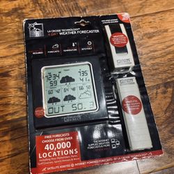 (NEW) Weather Direct La Crosse WD-3105U-BK-CBP 4 Day Weather Forecaster SEALED