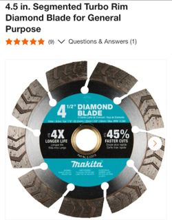 Makita diamond blades