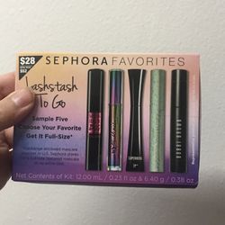 Sephora Favorites LashStash to Go Mascara Sampler Set with exchange card * read*.