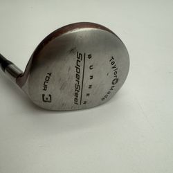 TaylorMade Burner Tour SuperSteel 3 Wood w/ Stiff Flex Bubble Shaft 40.5”