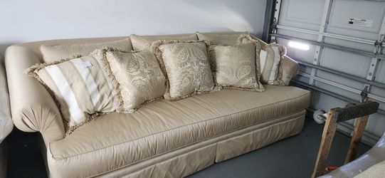 Designer Silk Sofa And Love Seat