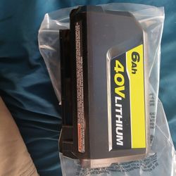 Ryobi 40v Battery 