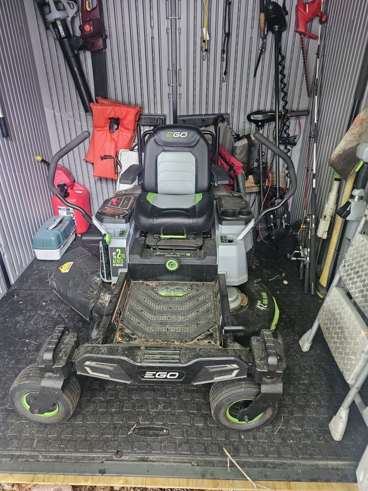 the EGO Power+ Z6 42-inch Zero Turn Riding Mower (ZT4204L)