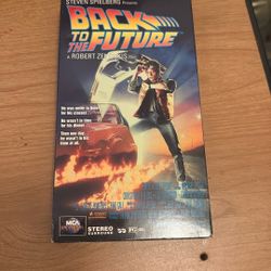 Back To The Future VHS 