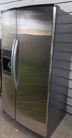 Stainless Kenmore Coldspot Refrigerator