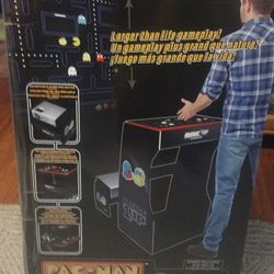  Pac-Man Projector 12-in-1 Game with Stand Pedestal