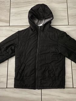 KIDS Plain black puffer