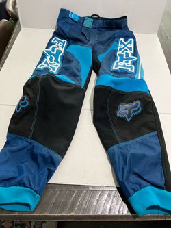 vintage blue and black Fox Racing 360 motocross pants Size 28