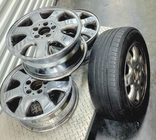 4 MB ChROME WHEELS 16 "