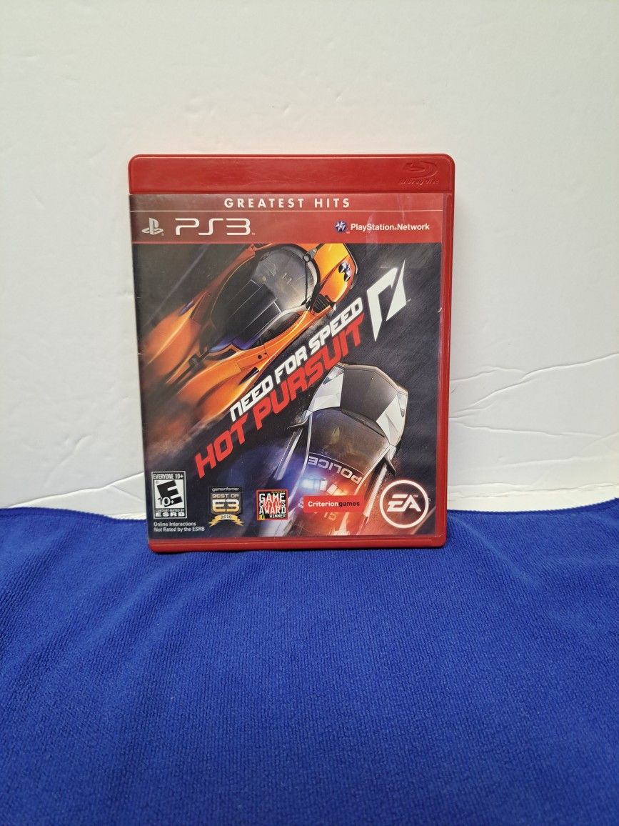Need for speed hot pursuit greatest hits for playstation 3 No Manual 