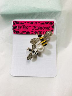Double bumblebee brooch