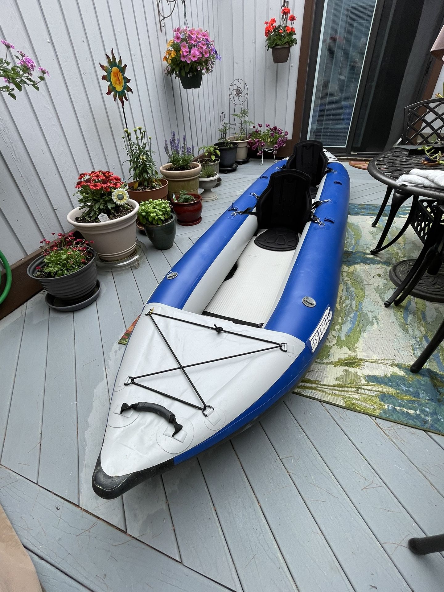 Kayak Sea Eagle 420X with Battery Powered Pump