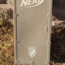 Nerf N-Strike Ammo Box Gray Storage Foot Locker Crate Case 200+ Darts