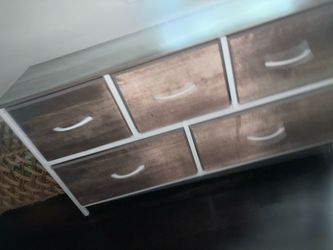 Five Drawer Unit  Grey Organizer
